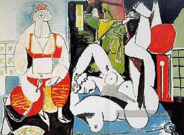 Les femmes d Alger Delacroix VIII 1955 cubisme Pablo Picasso Peinture à l'huile